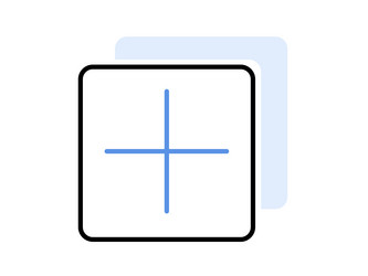 add new tab web ui icon vector image