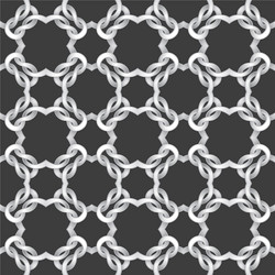 white net on black background seamless pattern vector image