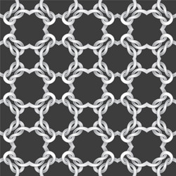 White net on black background seamless pattern vector