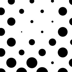 Halftone random circles dots pattern vector