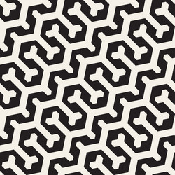 Interlaced Hexagonal Pattern vector