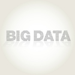 big data with binary texture vector image