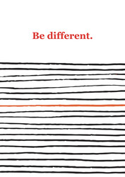 doodle creative concept with chaos lines and quote Vector Image