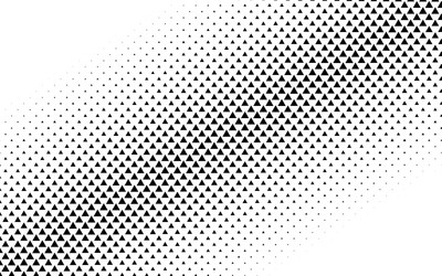 triangles halftone triangle geometric background vector image