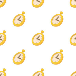 Stopwatch pattern seamless vector