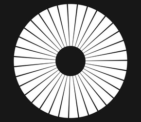 Preloader circular loading bar pie chart vector