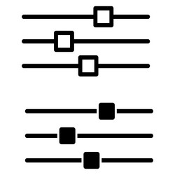 Volume level line outline icon Royalty Free Vector Image