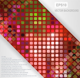 Dynamic Red Abstract Background vector image