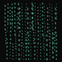 random numbers code screen listing table cyphe vector