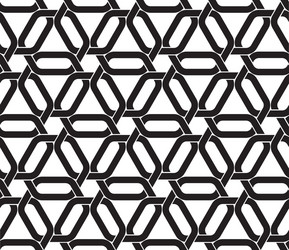 Celtic seamless pattern of hexagonal links vector