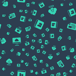set file missing cloud computing lock technology vector image