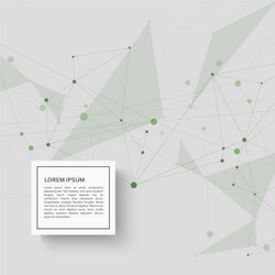 technology connection background and abstract vector image