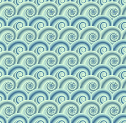 Wavy background seamless pattern vector