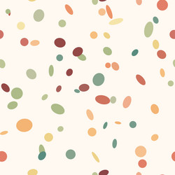 Scattered ovals abstract geometric repeat pattern vector