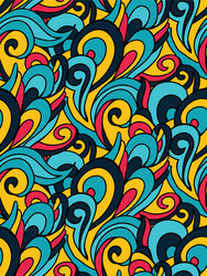 Abstract background colorful waves pattern vector