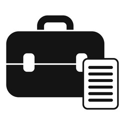 system file invoice icon simple remote vector image