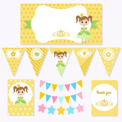 Princess birthday Royalty Free Vector Image - VectorStock