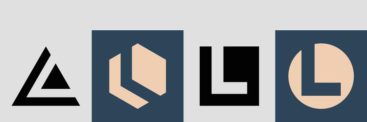 Creative initial letters en logo designs bundle Vector Image