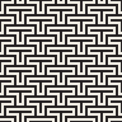 seamless pattern repeating geometric elements vector image