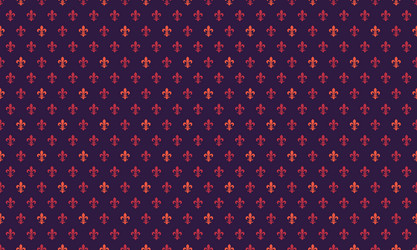 intricate repeating fleurdelis pattern in rich vector image