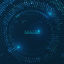 abstract big data visualization vector image