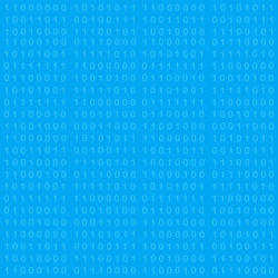 Binary code seamless background vector