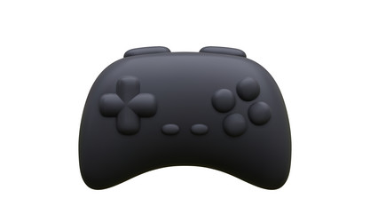 3d render of gamepad or joypad controller vector image