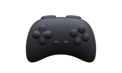 3d render of gamepad or joypad controller vector