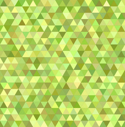 lime triangle mosaic background design vector