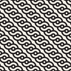 seamless pattern repeating geometric elements vector image