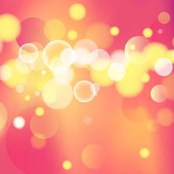 abstract multicolored blurred bokeh on red vector image
