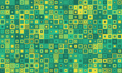 trendy mosaic-style pattern with structured vector image