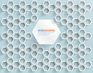 abstract background hexagon web and design vector