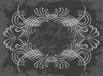 decorative frame with pattern vector image
