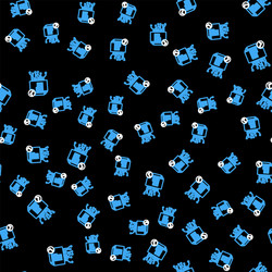 line smart contract icon isolated seamless pattern vector image