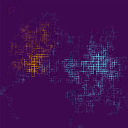 Particle Network - Abstract Technology vector image