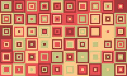 abstract cube mosaic with structured colors vector image