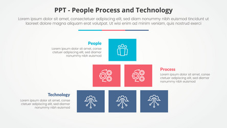 ppt framework infographic concept for slide vector image