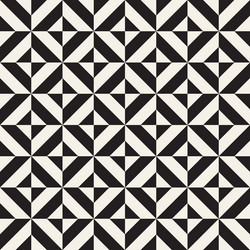 seamless pattern repeating geometric elements vector image