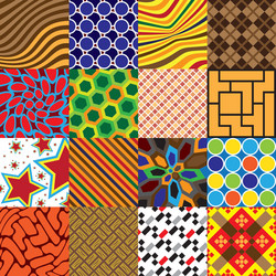 Square Tile Pattern Background vector image
