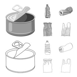 dump and sort icon set vector image