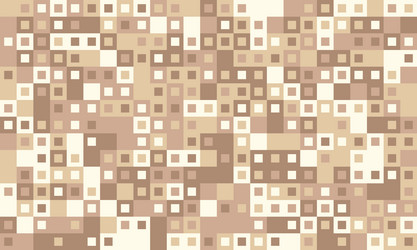 geometric grid pattern with textured cubes vector image