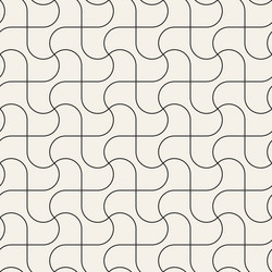 seamless pattern repeating geometric elements vector image