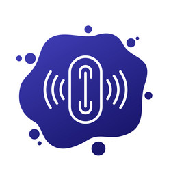 sensor line icon for web vector image