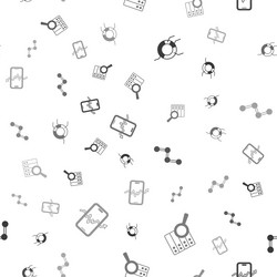 set pie chart infographic server graph vector image