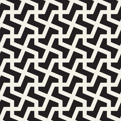 seamless pattern repeating geometric elements vector image