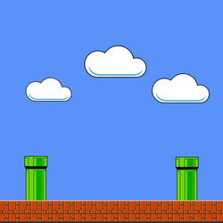 Mario Clouds Vector Images (93)