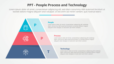 ppt framework infographic concept for slide vector image