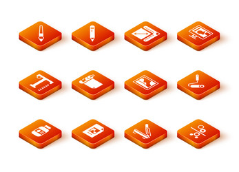 set printer ink bottle file document text roll vector image