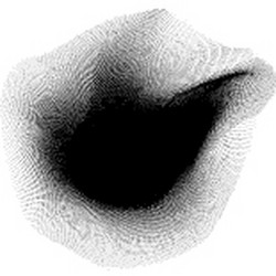 Abstract Dot Particle Waves Background vector image